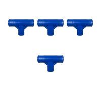 Sharplace 4 pièces Joint en T pour Pieds et poutres Piscine - Connecteur pour Structure Piscine - Stabilité améliorée - Accessoires - Pièces, Bleu