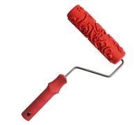 Sharplace 7'' Empaistique Pivoine Motif Peinture Liquide Brosse à Rouleau Décor Mur Outil Créative - # 5