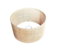 Sharplace Abat-Jour de Lampe en rotin tissé de luminaire de Plafond de Couverture de lumière pendante pour la cheminée de Chambre à Coucher, 16cmx12cm