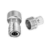 Sharplace Adaptateur pour Tuyau d'arrosage vers Nettoyeur Haute Pression, raccord Rapide, Accessoire Pratique et, Filetage 3/4" vers 1/4", avec Connecteur