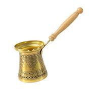 Sharplace Cafetière turque arabe grecque à verser, tasse à café turc, accessoires pour la maison, le café et le bar, or
