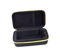 Sharplace Étui rigide de rangement pour multimètre avec fermeture éclair, antichoc, sac de et poche en filet pour multimètre portable F15B+, Bord Jaune