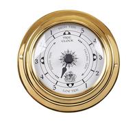 Sharplace Horloge de marée silencieuse, Accessoires pour Bateau, décoration Murale Nautique, décoration Murale Marine pour voilier, Station météo, Yacht,