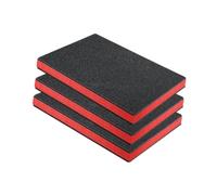 Sharplace Lot de 3 inserts en mousse antidérapants pour boîte à outils, pratiques et découpables, pour étuis d'appareil photo miniatures de table, 42.5 Cm X 28.5 Cm X