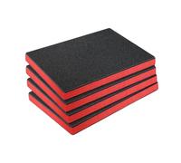 Sharplace Lot de 4 mousses pour boîte à outils, doublure amovible pour boîte à outils, feuilles de rangement professionnelles en polyéthylène faciles à utiliser, 56 Cm X 45.5 Cm X