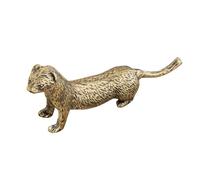 Sharplace Mini statue de belette, figurine de belette, statuette réaliste, artisanat polyvalent, mini sculpture animale pour décoration de salon ou de bureau