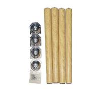 Sharplace Pieds de meubles en bois, 4 pièces, pieds de Table en bois coniques, pièces de rechange, pieds de chaise de bureau pour Table basse, Mini Table, 40CM