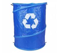 Sharplace Poubelle Pliable Sac Collecte Déchets Grand Volume Léger avec Système de Fermeture Zippée Résistante Adaptée à, Bleu, Bleu, 48X61cm 110 litres 29 Gallons