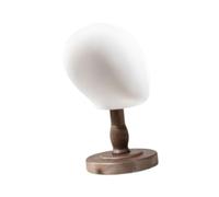 Sharplace Présentoir à Chapeaux Portable et Autoportant, Tête de Mannequin pour Coiffes, Casques Audio, Postiches et Lunettes, Brun