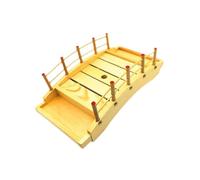 Sharplace Prime de sushi en bois Prime en bois pont assiette assiette de nourriture de nourriture pour pâtisse, S
