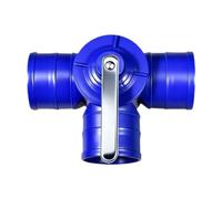 Sharplace Raccord en T à 3 Voies, Robuste et Facile à Installer, pièces Rechange, connecteur Tuyau d'arrosage Bleu pour agricoles et pelouses, 4.5 Pouces