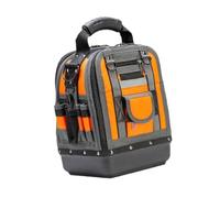 Sharplace Sac à outils robuste et multifonctionnel pour le rangement et l'organisation d'outils, idéal pour le jardinage, la 'électricité, Orange