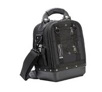 Sharplace Sac à outils robuste et multifonctionnel pour le rangement et l'organisation d'outils, idéal pour le jardinage, la 'électricité, Noir