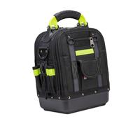 Sharplace Sac à outils robuste et multifonctionnel pour le rangement et l'organisation d'outils, idéal pour le jardinage, la 'électricité, Noir Vert
