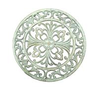 Sharplace Support à Plantes, bac à Fleurs Mobile, Accessoire Multifonctionnel en Fonte pour Jardin, Robuste et Facile à déplacer, Chariot à Fleurs, Vert