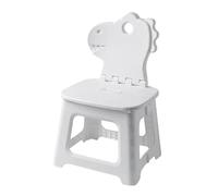 Sharplace Tabouret de salle de bain tabouret pliant avec Support arrière repose-pieds enfants escabeau chaise pliante pour pique-nique salon jardin jardin, dinosaure