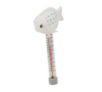 Sharplace Thermomètre Flottant pour Piscine, Affichage analogique Portable, Motif Animal, pour Bassin, Spa et, intérieur et extérieur, Blanc