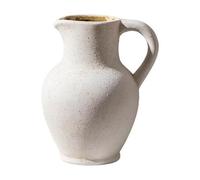 Sharplace Vase décoratif en céramique, Cadeau pour la Famille et Les Amis, Centre de Table de Vintage, Composition Florale pour Bureau, Salle d'étude, Blanc