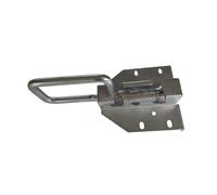 Sharplace Verrou Porte Coulissante Serrure, Volet Loquet Porte Verrou, Serrure de Porte de Garage Industrielle, Serrure Latérale, Loquet Coulissant, pour Cour, Jardin, Clôture Métallique, 23.5X12.2cm