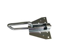 Sharplace Verrou Porte Coulissante Serrure, Volet Loquet Porte Verrou, Serrure de Porte de Garage Industrielle, Serrure Latérale, Loquet Coulissant, pour Cour, Jardin, Clôture Métallique, 22x13.5cm