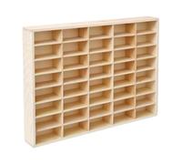Sharplace Vitrine de Rangement en Bois avec séparateur, étagère Murale pour Rangement de Voiture pour Jouets, Grille 40