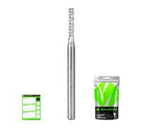 SHARPRO Fraises en carbure de tungstène 3/32, tige de 0,3 cm, compatible | Embouts de coupe latéraux pour méta-bois, acier, râpe rotative pour sculpture, meuleuse de gravure, 1,3 cm CL