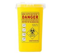 Sharps Bin Jaune Verrouillable 1 Pièce | jaune, verrouillable, sharps bin, 1 litre