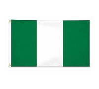 SHATCHI 1,5 x 0,9 m Drapeaux nationaux Événements Pub BBQ Décorations pour Rugby Cricket Football Sports 2023 Coupe du Monde 2023 Couverture de table Polyester Nigeria