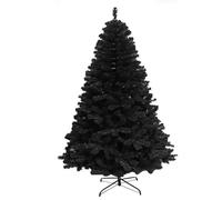 SHATCHI Arbre Artificiel impérial 230 Pointes avec Support en métal Noir 1,2 m