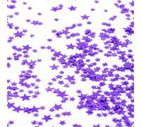 SHATCHI Lot de 178 confettis de table en forme d'étoiles violettes de 14 g pour anniversaire, mariage, Noël, décorations de fête (SHATCHI - 178)