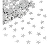 SHATCHI Shatchi Confettis de table en forme d'étoiles Argenté 14 g