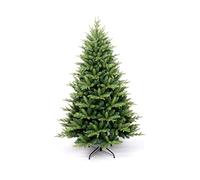 SHATCHI Virginia Sapin de Noël Artificiel avec 1034 Branches et Support en métal Vert épicéa 1,8 m