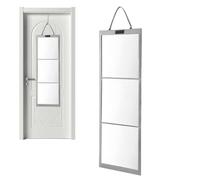 Shatterproof Foldable Mirror - Tri Fold Glass with Handle Travel Accessory | Full Length Mirror Dorm for Dancer, Camping, Makeup, Backstage, Home, Bathroom, College, Gym, Fitting