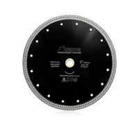 SHDIATOOL Diamond Porcelain Saw Blade avec Mesh Turbo Rim Segment Cutting Tile Ceramic Granite Marble