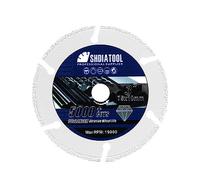 SHDIATOOL Disque a Tronconner disque diamanté pour la coupe des métaux 75mmx10mm Metal, Metal a Paroi Fine, Angle Métallique, Profilés Métalliques - Disque Diamant pour Meuleuse d'Angle