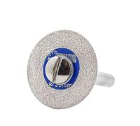 SHDIATOOL Disque de coupe diamantée pour verre, 30mm Mini lame de scie diamantée avec tige de 6mm pour carrelage céramique porcelaine marbre granit pierre artificielle sur perceuse