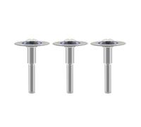 SHDIATOOL Disque de coupe diamantée pour verre, 30mm Mini lame de scie diamantée avec tige de 6mm pour carrelage céramique porcelaine marbre granit pierre artificielle sur perceuse pack de 3