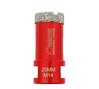 SHDIATOOL Foret Diamant 25mm Trépans Carrelage M14 Meche Gres Cerame | Scie Cloche 25 mm pour Porcelaine, Céramique, Marbre, Granit, Faience pour Meuleuse, Brasé Sous Vide