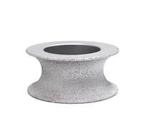 SHDIATOOL Meule diamantée 3-3/8", hauteur 30 mm, disque de meuleuse manuelle à bord demi-rond pour pierre, marbre, granit, roche