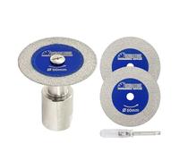SHDIATOOL Mini disque pour verre 50MM, bride M14, disque diamant ultra-fin 1mm pour verre, jade, cristal, céramique etc., lot de 3