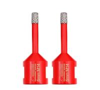 SHDIATOOL Rouge Dry Diamond Drill Core Bit Vacuum Brazed Drilling Porcelain Tile Granite Marble