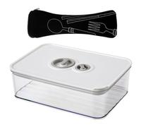 SHDOFN 1 Boîte De Conservation des Aliments Scellée Et 1 Sac À Vaisselle, Sécurité Alimentaire, Boîte À Fromage pour Réfrigérateur, Adapté Au Stockage Et Au Transport des Aliments.