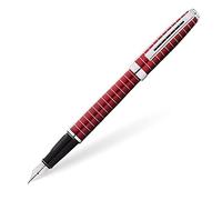 Sheaffer Prelude, Stylo Plume Laqué Rouge Merlot avec Gravure concentrique, Pointe Moyenne E0916553 Noir