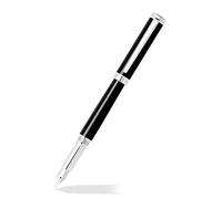 Sheaffer Stylo plume Onyx Accents plaqués chrome