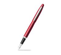Sheaffer VFM Stylo plume Rouge excessif Accents plaqués nickel