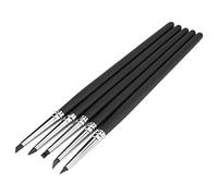 Sheens Pinceaux Sculpture Silicone, 5 Pièces Set Outils Modelage Poterie et Argile à Pointe Souple, Kit Anti-Adhésif pour Artiste Débutant et Professionnel, Idéal pour Décoration Cérami