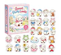 Sheep Advent 2D Flat, Acrylic Advent Sheep, Ornaments 24 | 24 Pieces Holiday, Countdown Calendar For Family Kids, Boys Girls New, Year Party Home, Classroom Winter