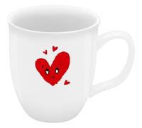 Sheepworld 74866 Tasse à expresso avec motif cœurs | Petite tasse en porcelaine, 10 cl, hauteur 6,5 cm, diamètre 5,8 cm | Tasse cadeau pour la Saint-Valentin, un anniversaire