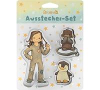 Sheepworld Anouk 73953 Lot d'emporte-pièces Anouk, Affi et Pingouin, recette au dos | Cadeau pour enfants, garçons, filles, Noël, anniversaire | 73953