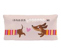 Sheepworld Coussin en Peluche Motif Teckel | Coussin décoratif | 75476